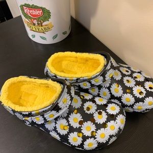 Crocs Classic Lined Vacay Vibes Daisy Floral Clog Women’s Size 8 Near Mint